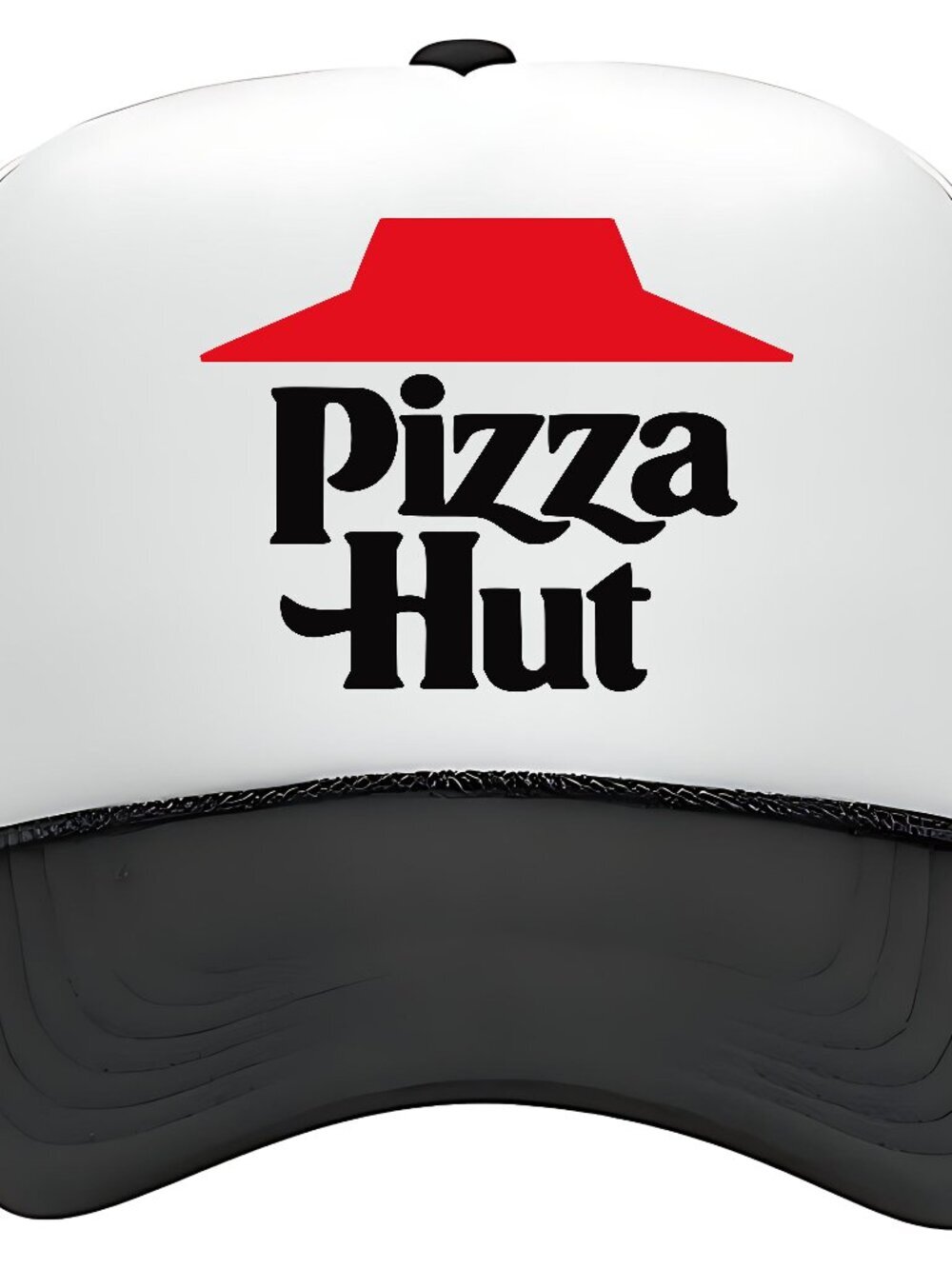 Pizza Hut Printed Retro Logo Foam Trucker Mesh Snapback Cap Hat